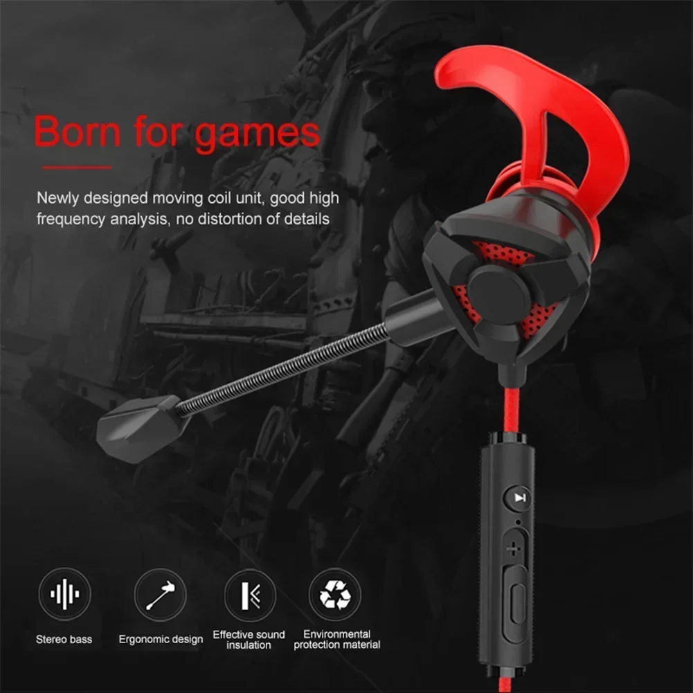 Esports Gaming Headphones - 마이크 포함 게이머 헤드폰, 유선 이어폰,