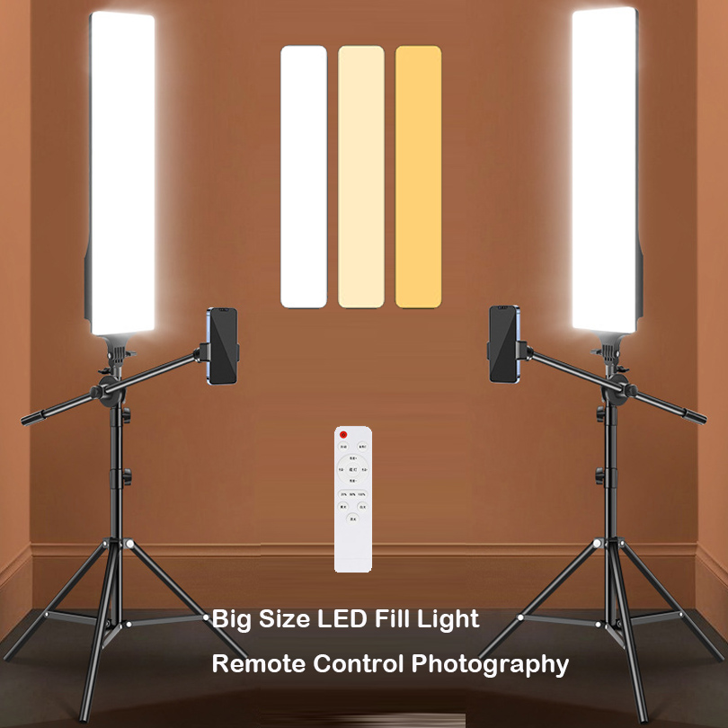Led Light Panel Stream - 58CM LED 비디오 조명 패널, 리모컨