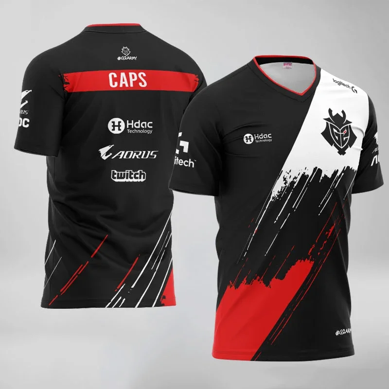 남성 및 여성용 G2 e-스포츠 게임 LOL CSGO3 - Esports Gaming Jersey 리뷰 및 가격