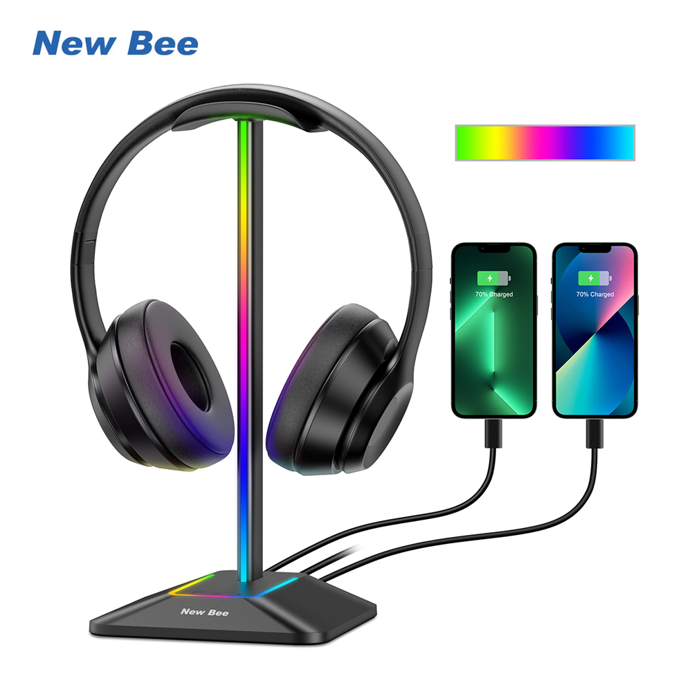 새로운 Bee Z8 RGB 헤드폰 스탠드 홀더(2개의  - Esports Gaming Headphones 리뷰 및 가격