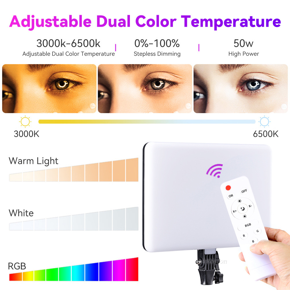 RGB 14'' LED 비디오 라이트 원격 제어 사진  - Led Light Panel Stream 리뷰 및 가격