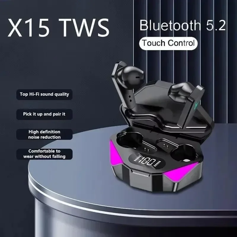 TWS 이어폰, 신제품 X15 블루투스 무선 게이밍 헤 - Esports Gaming Headphones 리뷰 및 가격