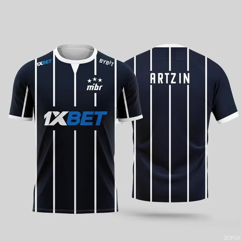 3D 디지털 프린트 2026 MIBR 팀 아스파스 발로 - Esports Gaming Jersey 리뷰 및 가격