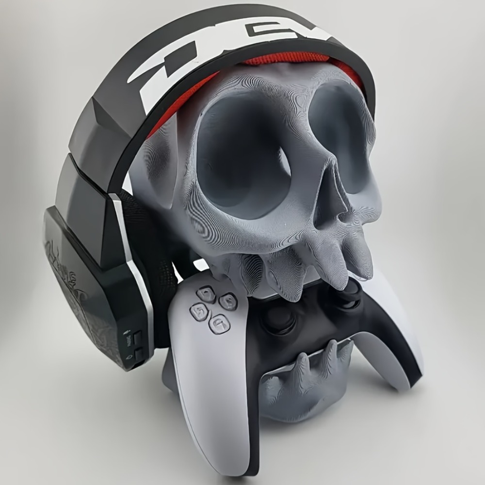 해골 모양 컨트롤러 스탠드 헤드폰 홀더 2-in-1 게 - Esports Gaming Headphones 리뷰 및 가격