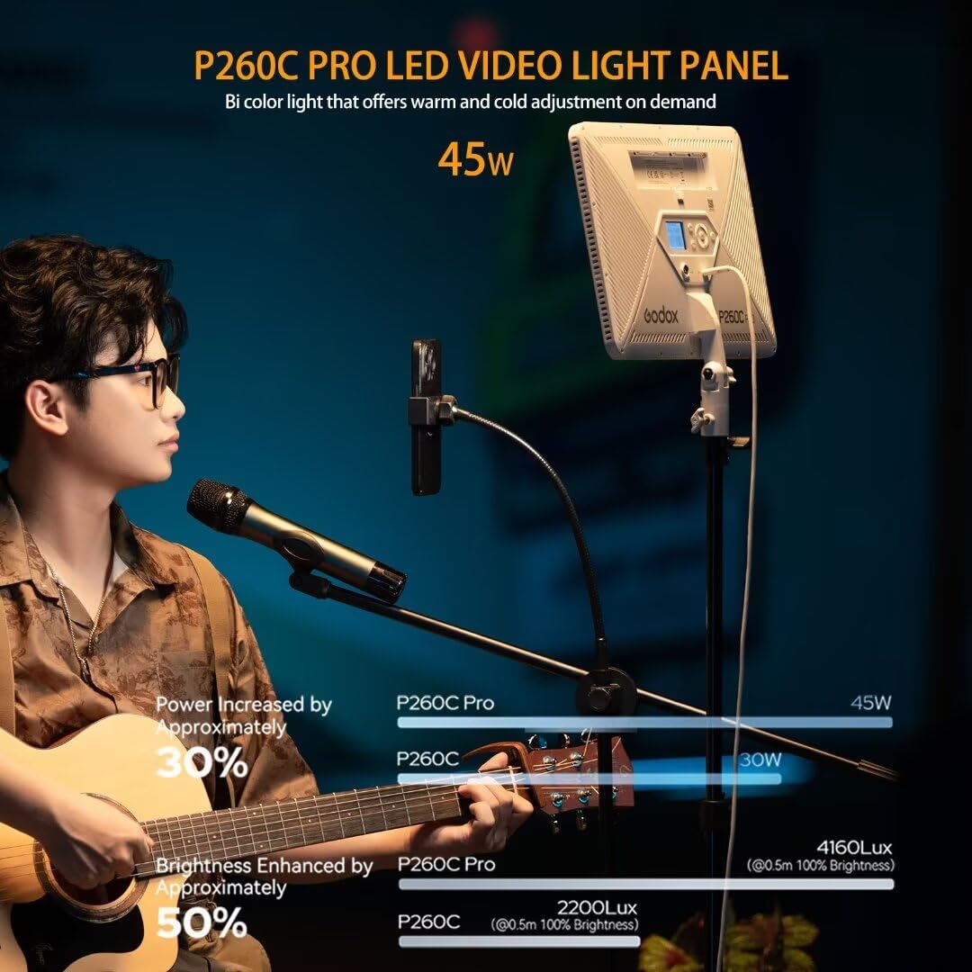 Godox P260C Pro LED 비디오 라이트 패널 - Led Light Panel Stream 리뷰 및 가격