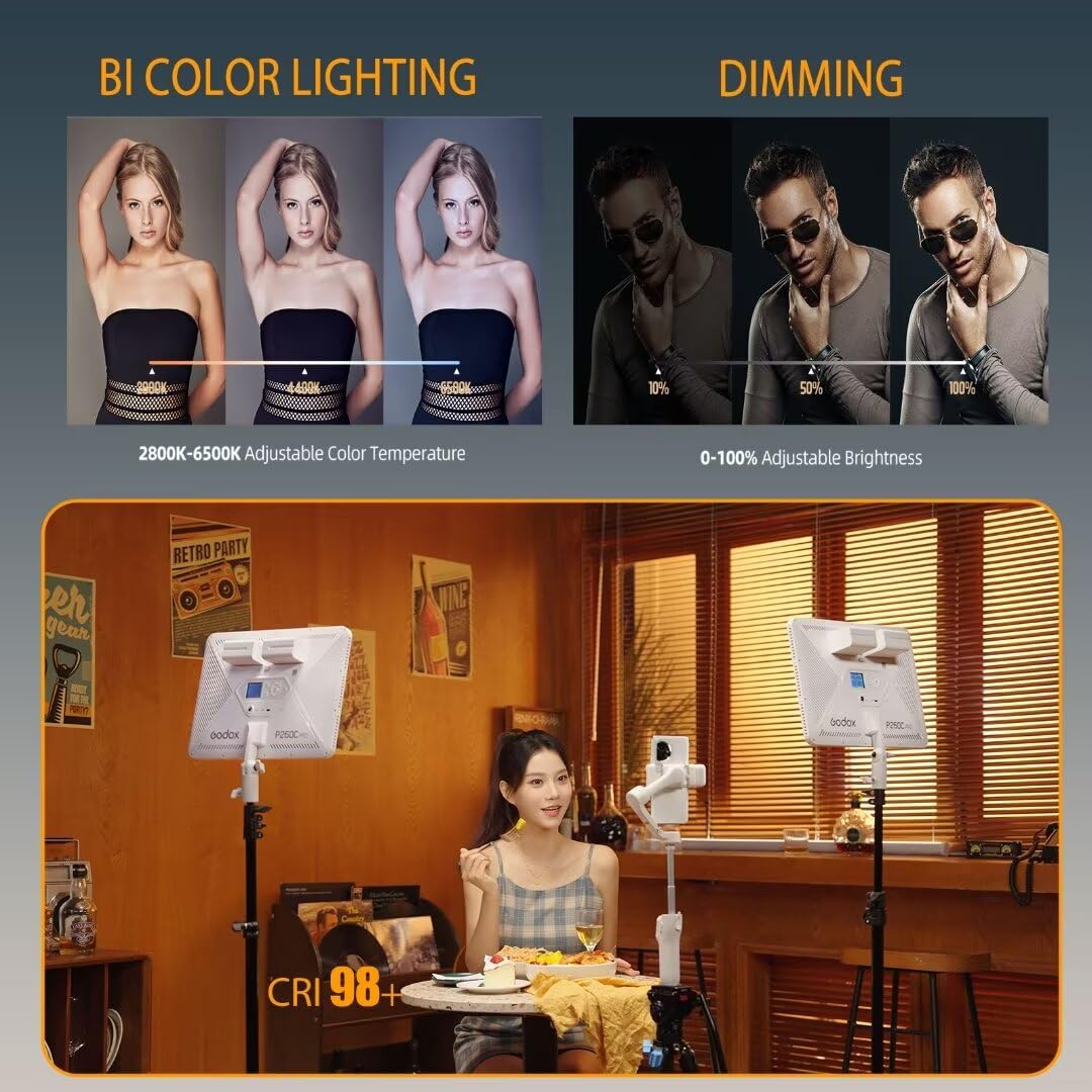 Godox P260C Pro LED 비디오 라이트 패널 - Led Light Panel Stream 리뷰 및 가격