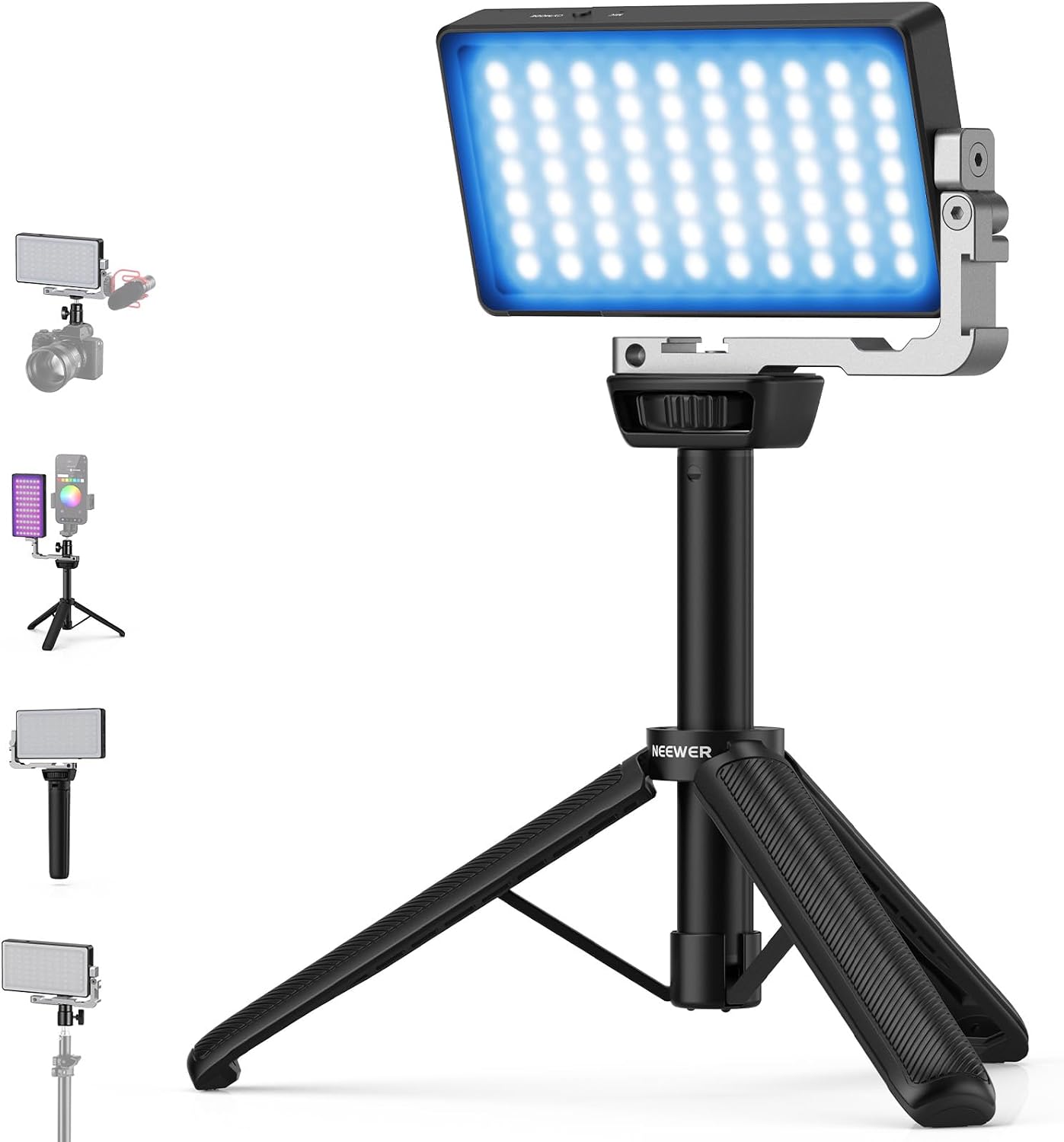 NEEWER 12W RGB 비디오 라이트 온 카메라 L - Led Light Panel Stream 리뷰 및 가격