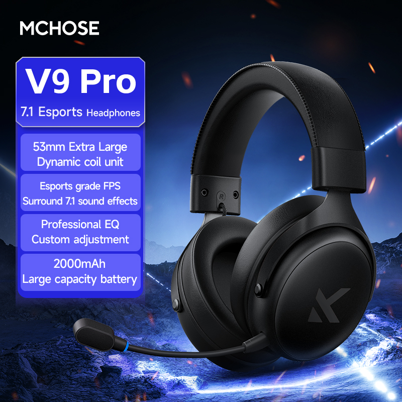 MCHOSE V9 Pro 2 헤드셋(마이크 포함), 3 - Esports Gaming Headphones 리뷰 및 가격