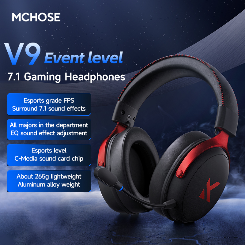 MCHOSE V9 Pro 2 헤드셋(마이크 포함), 3 - Esports Gaming Headphones 리뷰 및 가격