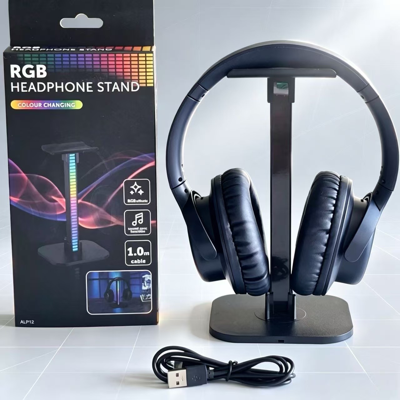 USB 게이밍 헤드폰 스탠드 RGB 리듬 라이트 탈착식 - Esports Gaming Headphones 리뷰 및 가격