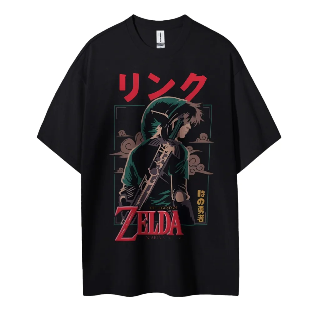 젤다의 전설 링크 티셔츠 남성용 면 반팔 상의 여름 게 - Esports Gaming Shirts 리뷰 및 가격
