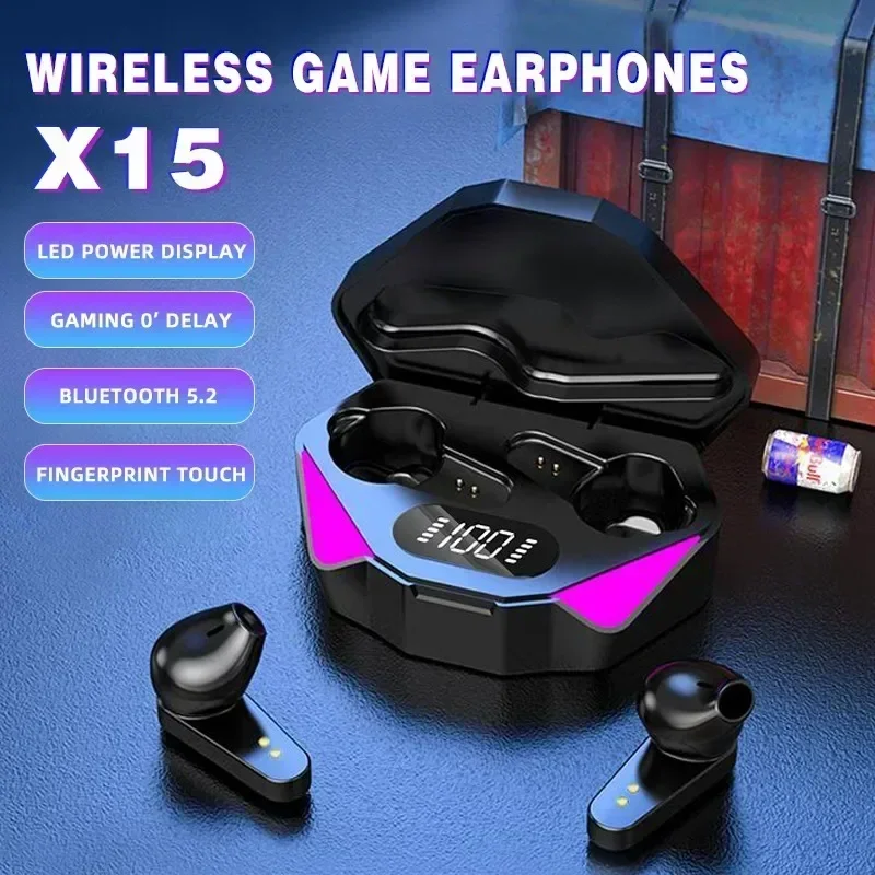 새로운 X15 TWS 블루투스 이어폰, 무선 헤드폰,  - Gaming X Esports 리뷰 및 가격